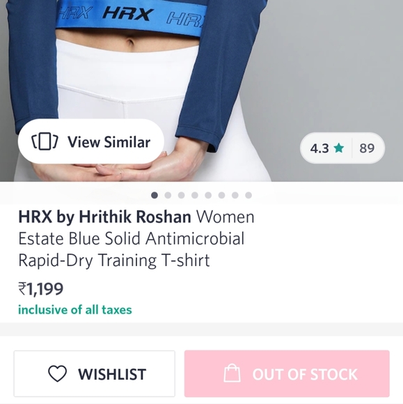 Hrx crop top - Picture 2 of 2